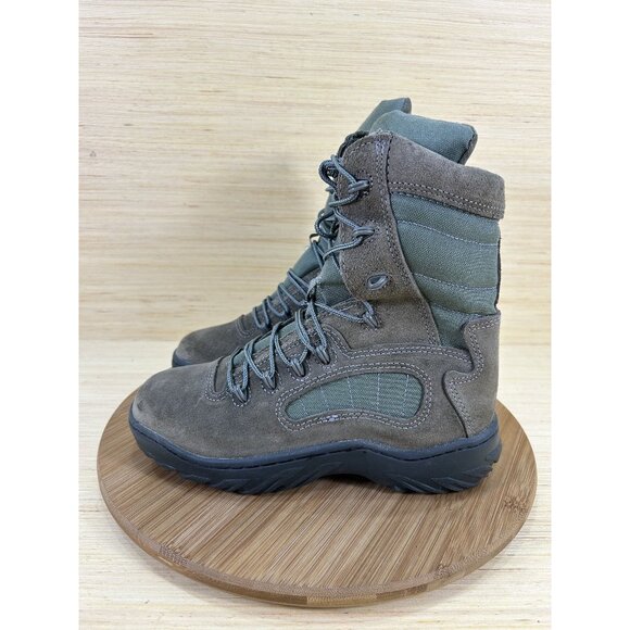 Converse Green Military Soft Toe Combat Boots Womens Size 7 - Picture 1 of 8